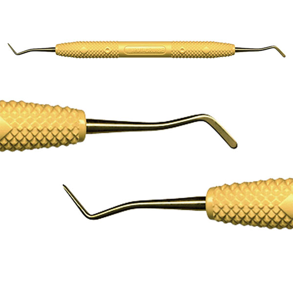 Gold Line 8A Composite Sculpting System Instrument. Titanium nitrite-coated for lasting, non-stick