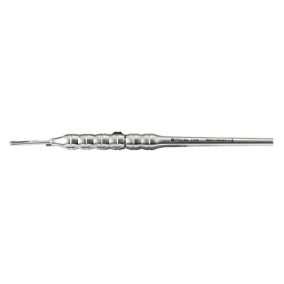 PDT Ejectable Scalpel Handle, The ejectable handle removes the need to touch the blade