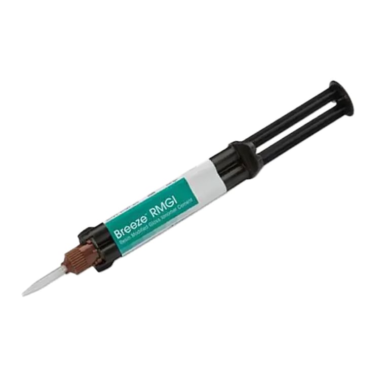 Breeze Dual-Cure RMGI Luting Cement, 5g Automix Syringe Refill, 1/Pk. Includes: 8 automix tips