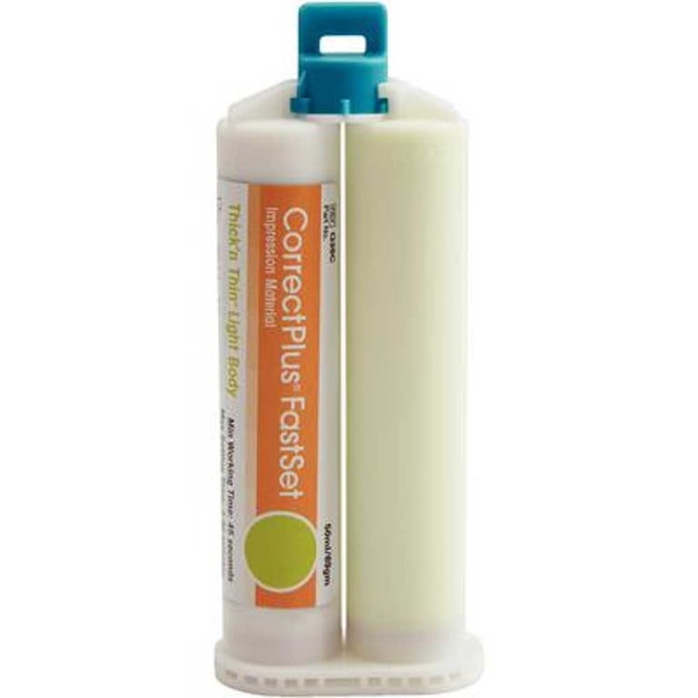 Correct Plus Fast Set Thick-n-Thin Light Body 32-Pack. Hydrophilic Impression Material. Formulated