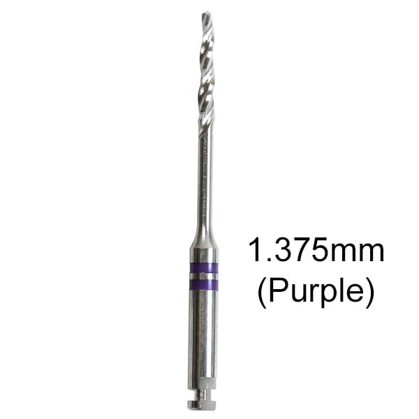 FibreKleer 4X Tapered Drill 1.375mm (Purple)