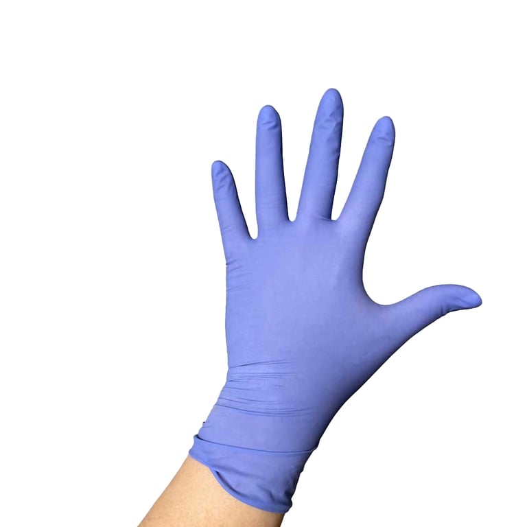 Perfect Touch Grape Flavored Latex Gloves, Purple, Medium, 100/Bx. The exam gloves are lightly