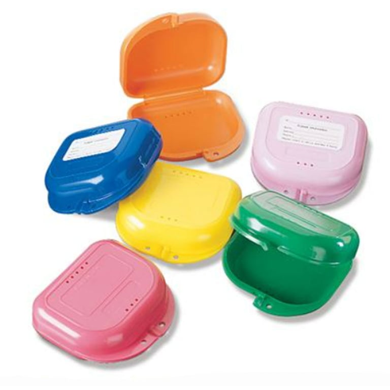 Chroma Retainer Box - Assorted Colors, 3-1/8"W x 3"L x 1"H, 12/Box