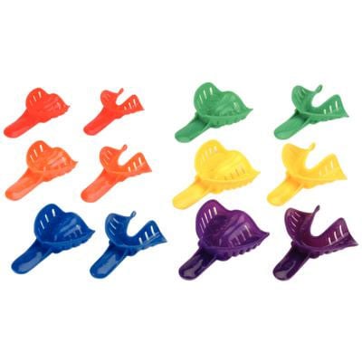 Excellent-Colors Ortho Impression Trays - Assorted, 48/Pk. Disposable