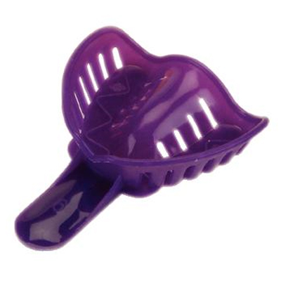 Excellent-Colors Ortho Impression Trays - Perforated #6 Adult Large Upper Purple 25/Pk. Disposable