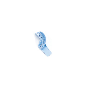 Excellent II #8 Upper Left/Lower Right - Perforated, Baby Blue Plastic Impression Trays, Package