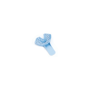 Excellent II #9 Anterior - Perforated, Baby Blue Plastic Impression Trays, Package of 12