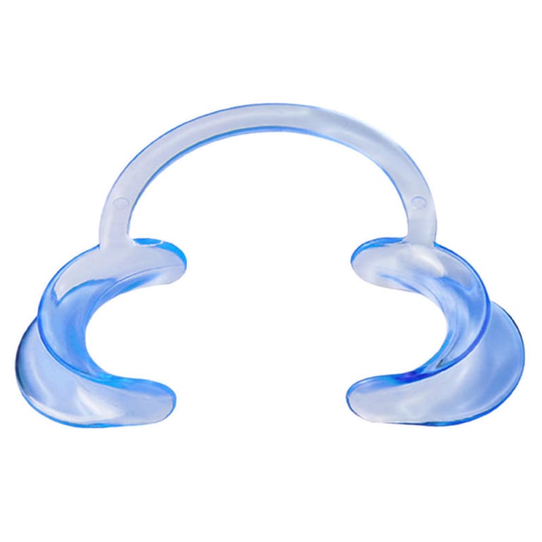 EXTND Cheek Retractor - Hand-free Child Clear 2/Pk. Autoclavable up to 250 degree F