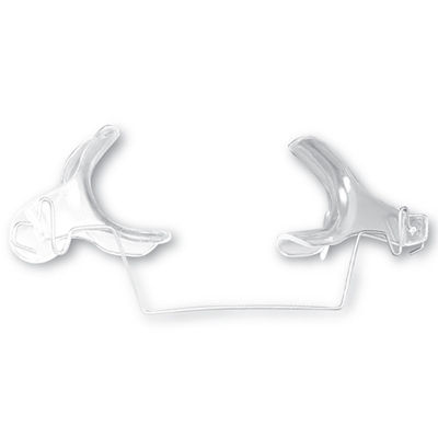 EXTND Wire Type Cheek Retractor, Clear, Autoclavable to 250F, Pack of 1 retractor