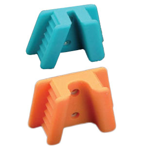 EXTND Silicone Mouth Props - Medium (Child), Orange 2/Pk. Sterilizable by all methods including