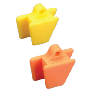 EXTND Silicone Mouth Props - Small (Pedo), Orange 2/Pk. Sterilizable by all methods including dry