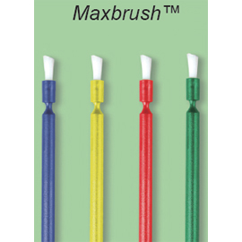 MaxBrush Disposable All-purpose brush tip applicators in Assorted Colors, 4" long, box of 100