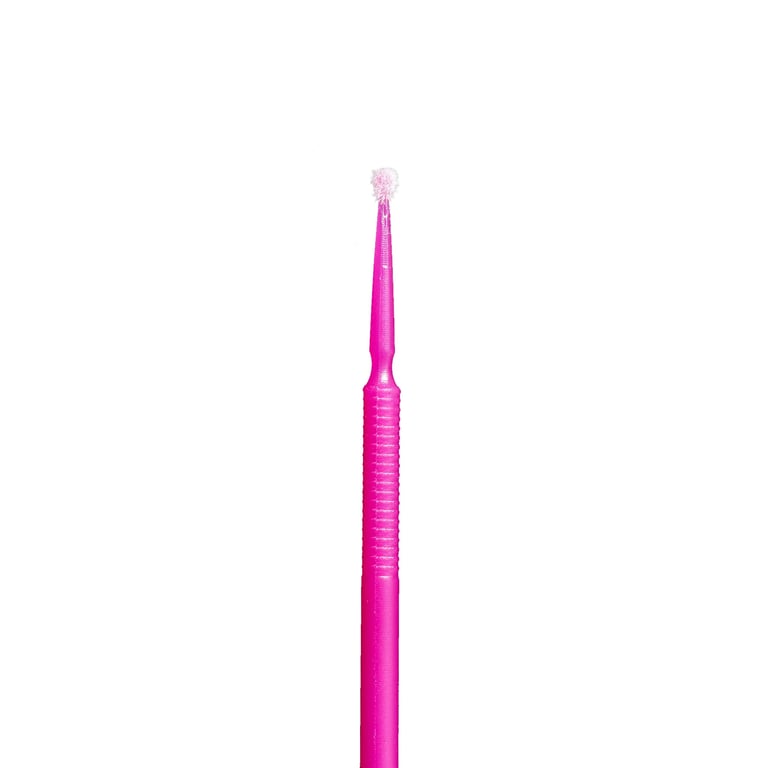 MaxMicro 1.5mm Fine Tip Micro Applicators, Pink, Box of 100