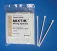 Mixtik Disposable Mixing Spatulas - White 100/Pk. Thin, Rigid, Plastic