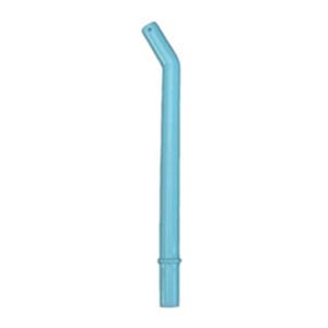 Oralsurge III 3/8" Seablue Disposable Surgical Aspirator Tip, 25/Pk. Vented tip