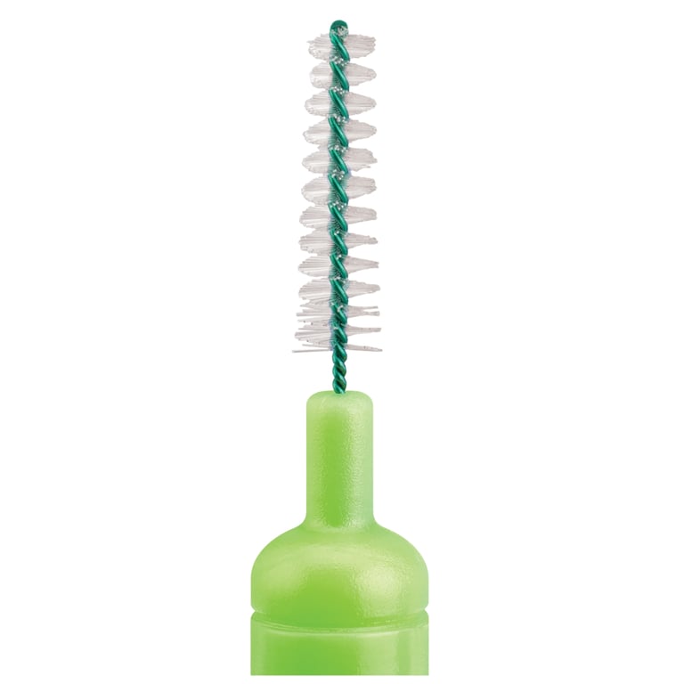 Plasdent Interdental Brushes, 2mm-3mm Tapered Tight 50/Bx. Assorted in Orange & Green