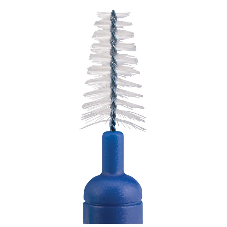 Plasdent Interdental Brushes, 3mm-7mm Tapered Wide 50/Bx. Assorted in Dark Blue & White