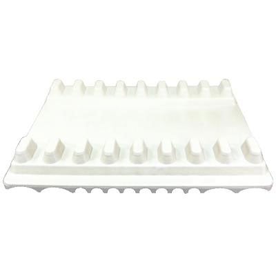 Plasdent Instrument Mat - Small, White 5-3/16" x 4-1/8", Reversible, 8 or 12 Instruments Capacity