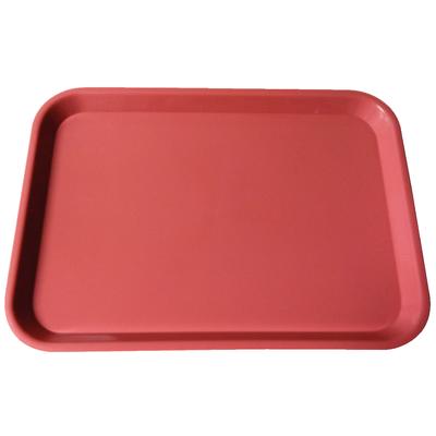 Plasdent Set-up Tray Flat Size B (Ritter) - Coral, Plastic, 13-3/8" X 9-5/8" X 7/8"