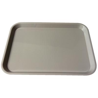 Plasdent Set-up Tray Flat Size B (Ritter) - Gray, Plastic 13-3/8" x 9-5/8" x 7/8"