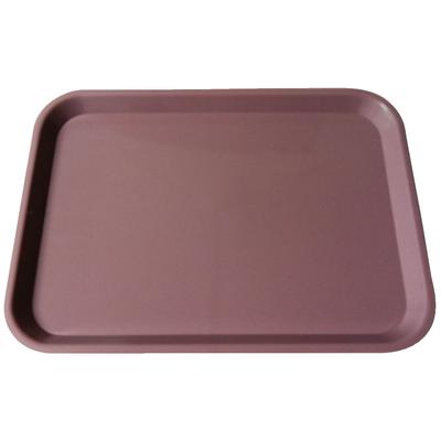 Plasdent Set-up Tray Flat Size B (Ritter) - Mauve, Plastic, 13-3/8" X 9-5/8" X 7/8"