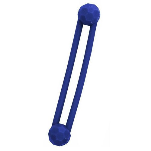 Plasdent Silicone Instrument Ties - Blue, 6/Pk. For bundling of instruments during sterilization