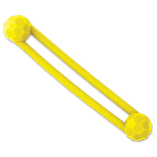 Plasdent Silicone Instrument Ties - Yellow, 6/Pk. For bundling of instruments during