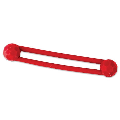 Plasdent Silicone Instrument Ties - Red, 6/Pk. For bundling of instruments during sterilization