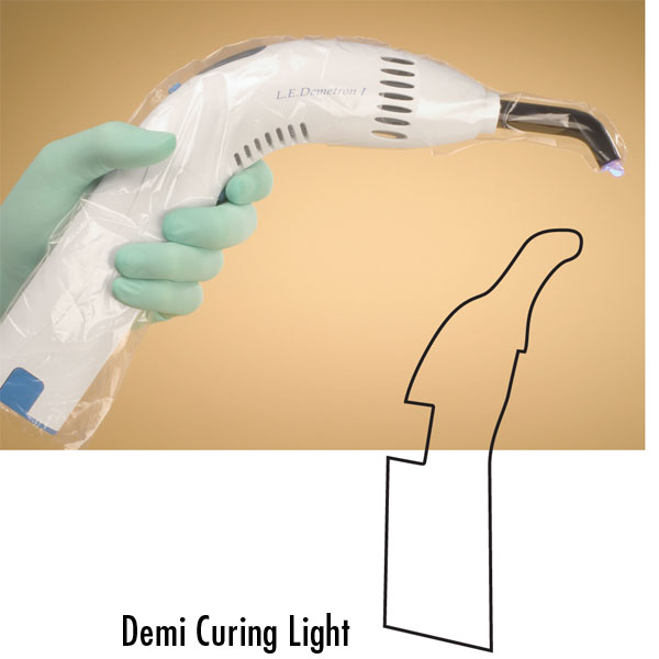 Plasdent Demi Curing Light Sheaths 400/Bx. Ventilation holes on sides and back of sheaths allow