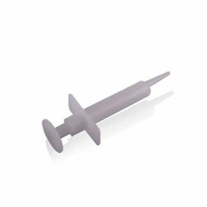 Plasdent Disposable Impression Syringes With Longer Tip, Clear, Longer 1 1/2" Bendable Tip, Box