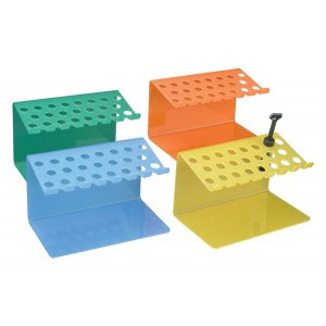 Plasdent Large Composite Organizer, Holds 30 syringes, Amber Orange, 8"W x 5 1/8"H x 4.25"D