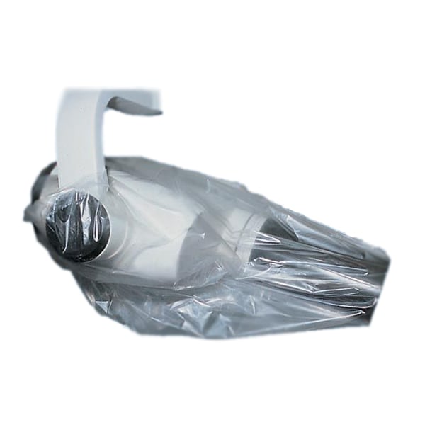 Plasdent 15" x 26" X-Ray head covers, 500/box. Clear plastic sleeves designed to protect most