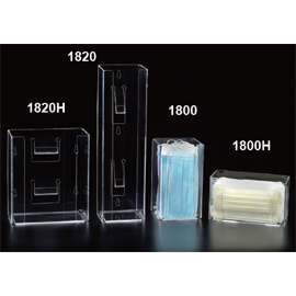 Plasdent Double Vertical Earloop Masks Box Dispenser, Hold 2 boxes of masks, clear acrylic, single