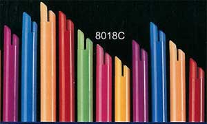 Plasdent Plastic High Volume Evacuation Tips 100/Pk. Neon Colors, Vented, Bendable