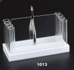Plasdent Plier and Instrument Organizer - White/Clear, 3-1/8" W X 7-3/8" L X 5-1/8" H