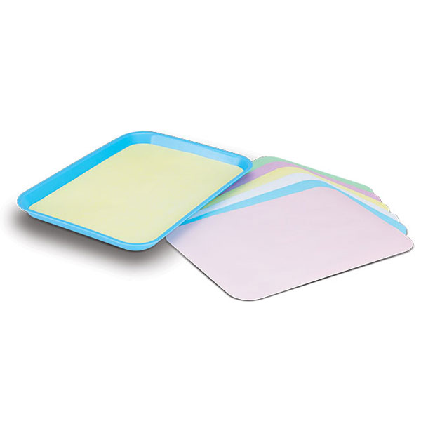 Plasdent 8.5" x 12.25" Ritter B - GREEN Heavyweight Paper Tray Cover 1000/Bx