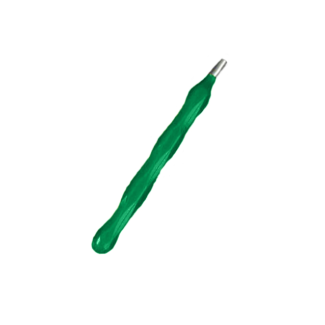 Plasdent Green Cone Socket Anatomical Silicone Mirror Handles, Autoclavable, single handle. **This