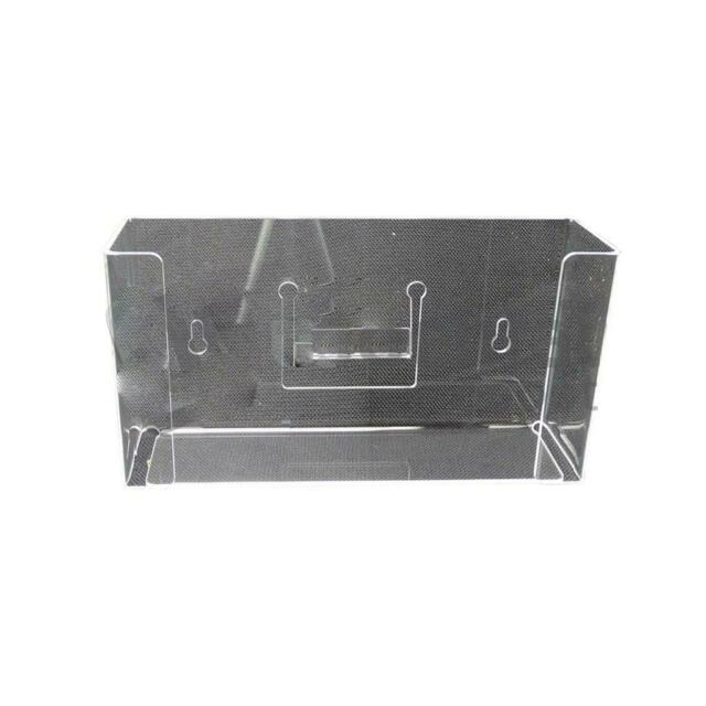 Plasdent Horizontal Tissue Box Dispenser, Wall Mount, For Tissue Boxes Measuring to 4 3/4" W x 9"