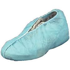 Plasdent Elastic Shoe Cover, One Size Fits All, Blue, Package of 100 shoe covers