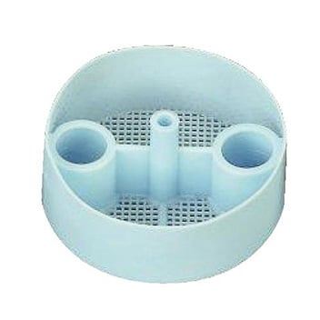 Screen-4-Vac 2.125" Disposable Evacuation Traps #5501 - Blue, fit Adec models with plastic
