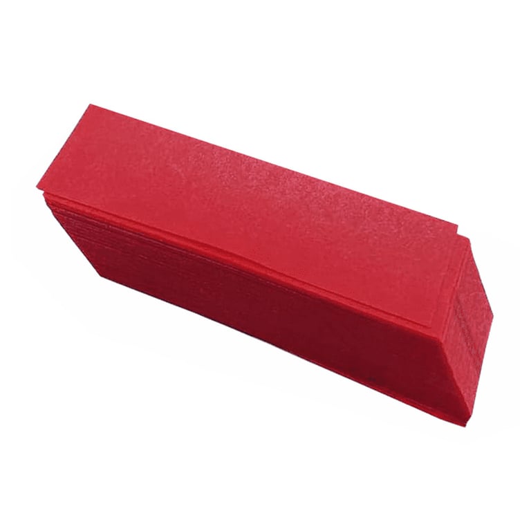 PlastCare USA 100-Micron Red Articulating Paper, 