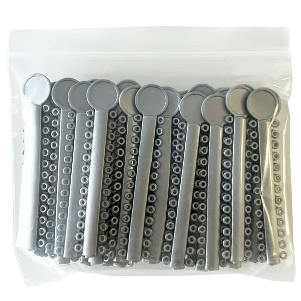 PlastCare USA Elastic Ligature Ties - Grey, 1040/Pk. Made of medical grade rubber with excellent