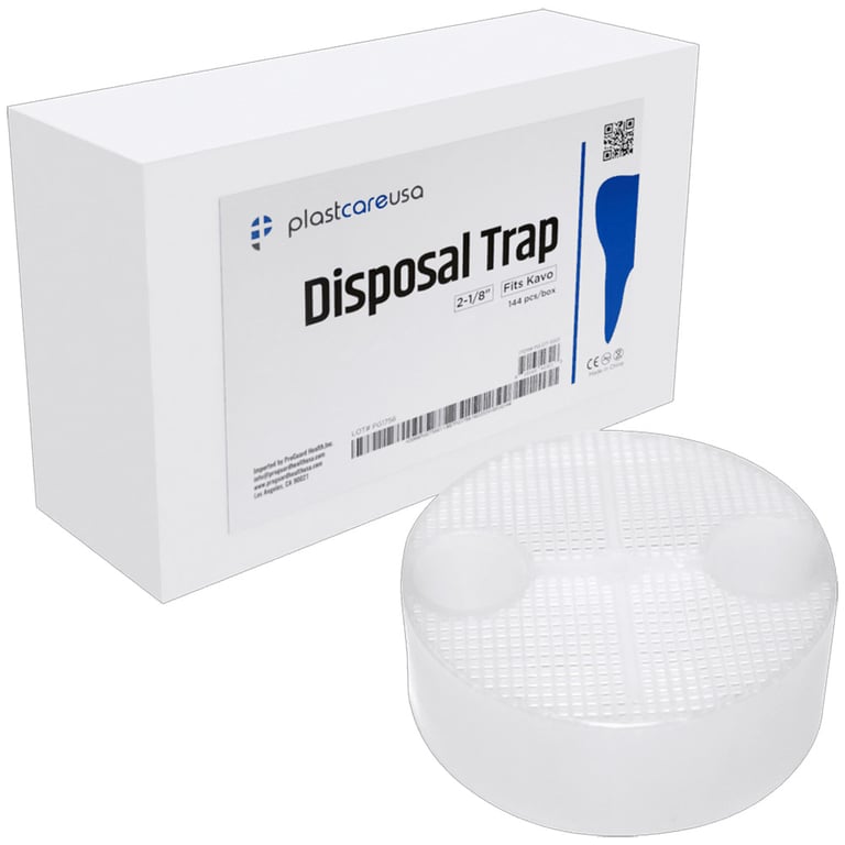 PlastCare USA #5501 Disposable Evacuation Suction Traps, 144/Pk. Specifically designed for A-dec