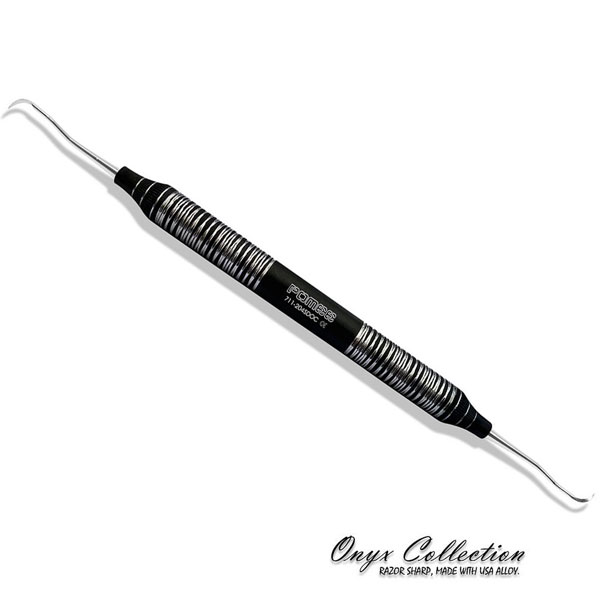 Pomee USA Scaler # 204SD with Hollow Handle 9.5mm, Ultra-Lite Onyx Collection. Razor Sharp, Made