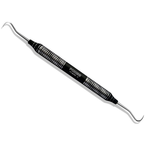 Pomee USA Scaler # H6/7 with Hollow Handle 9.5mm, Ultra-Lite Onyx Collection. Razor Sharp, Made