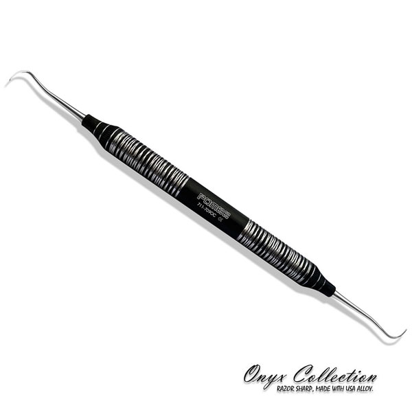 Pomee USA Younger-Good Scaler # 7/8 with Hollow Handle 9.5mm, Ultra-Lite Onyx Collection. Razor