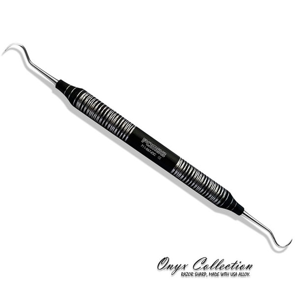 Pomee USA Jack Scaler with Hollow Handle 9.5mm, Ultra-Lite Onyx Collection. Razor Sharp, Made