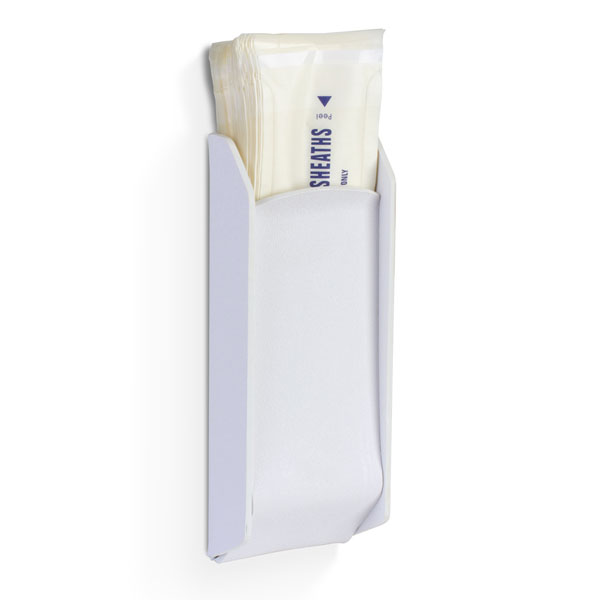 Pouch Keepers Plastic Dispenser for digital x-ray sensor sheaths or covers. 2.5" x 7.5", textured
