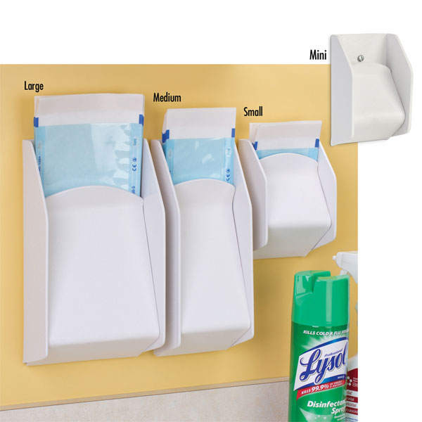 Pouch Keepers Medium for pouches up to 3.25" x 10". Innovative organize 200 sterilization pouches