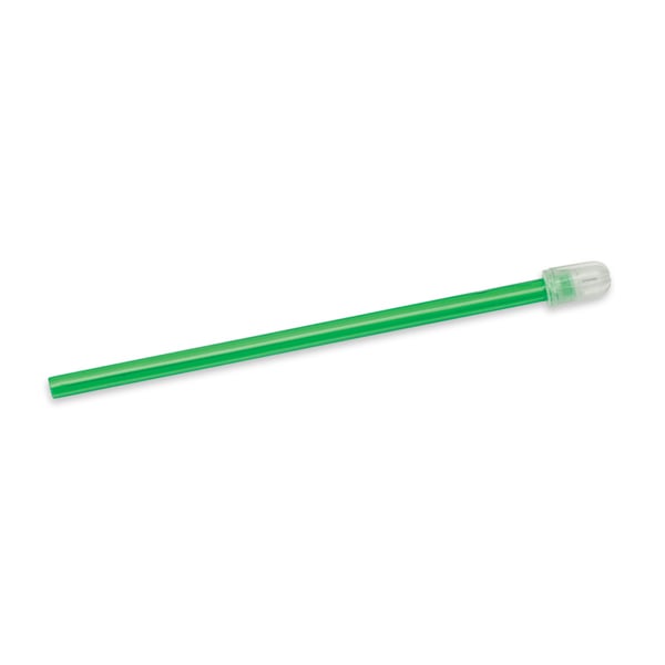 ColorFlex Total-Comfort Soft Tip Aspirators, Greenw/Clear end, 100/Bag. Patented comfort of a soft